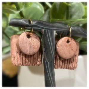 Hand made polymer earrings